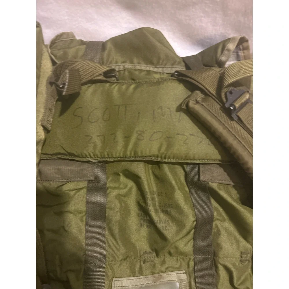 US Military ALICE Field Pack LC-1 Medium Rucksack Olive Drab Green Vintage Bag